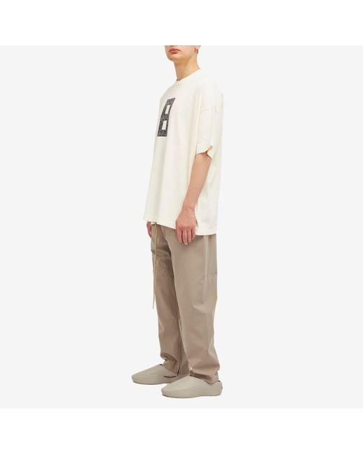 Fear of God フェアオブゴッド / 8 Print Short Sleeved T-Shirt FEAR OF GOD 8 Oversized Logo-Print Cotton-Jersey T-Shirt for