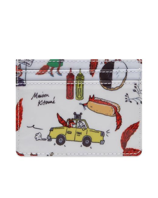 Maison Kitsuné Cotton By Olympia Le-tan All Over Print Card Holder for