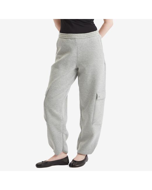 Stel Gray Cuffed Cargo Sweatpants