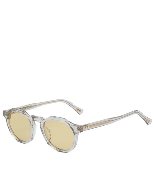 Oscar Deen White Pinto Sunglasses