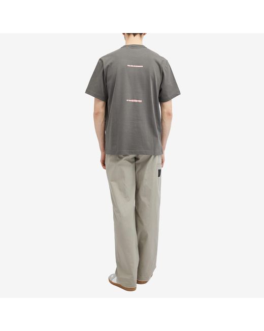 Helmut Lang Gray Outer Space T-Shirt for men