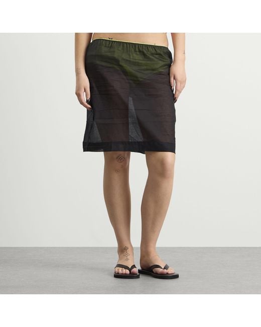 Fruity Booty Green Neon Voile Skirt
