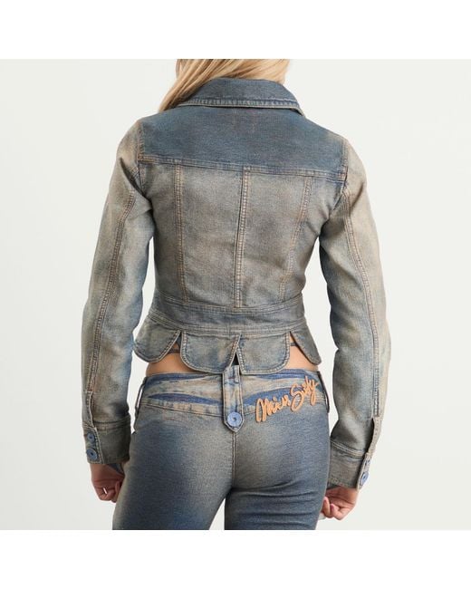 Miss Sixty Blue Knwls X Denim Jacket