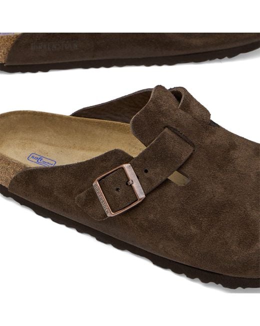 Birkenstock Brown Boston Sfb Clog for men