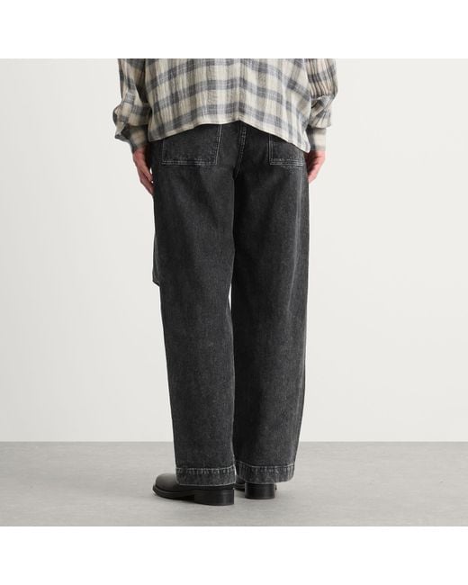 Won Hundred Gray Conrad Wide Cord Pants for men