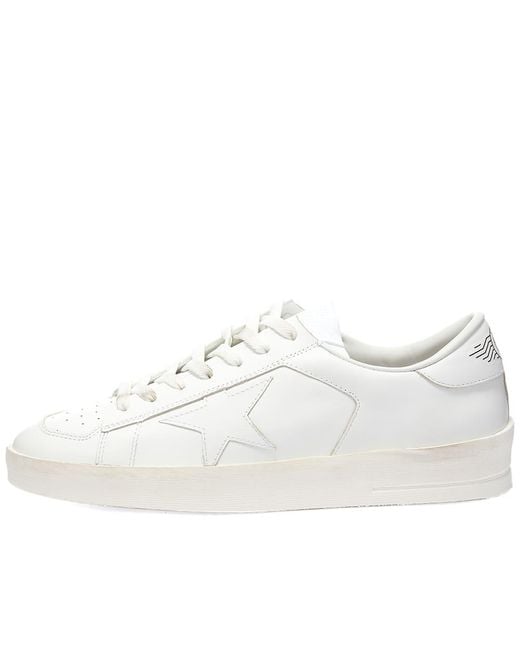 Golden Goose Deluxe Brand White Stardan Sneakers for men