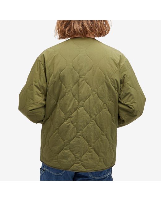 Beams Plus Green Mil Liner Down Jacket for men