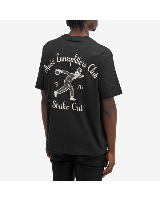Amiri Black Lanesplitters T-Shirt for men