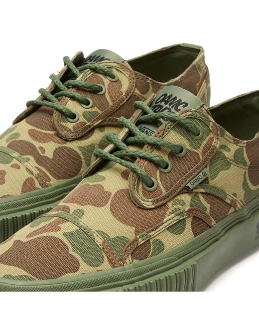 Vans Green Oamc X Wtaps Seylynn Lug Sneakers Duck Camo for men