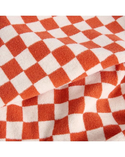 BAINA Red Roman Pool Towel
