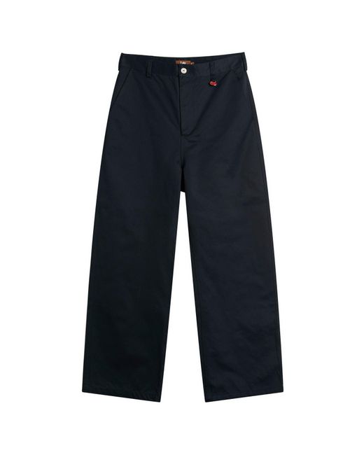 Late Checkout Blue Work Trousers for men