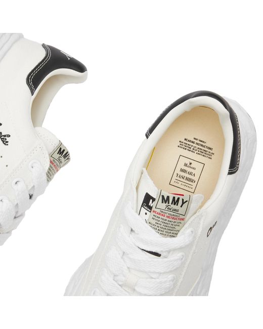 Maison Mihara Yasuhiro White Charles Original Sole Low Canvas Snea Sneakers for men