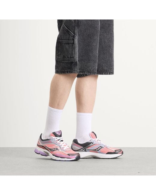 Saucony Pink Progrid Omni 9 Sneaker for men