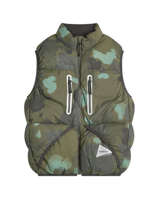 Gramicci X And Wander Down Vest in Green for Men | Lyst UK