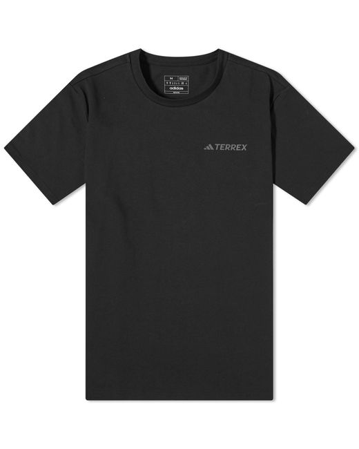 Adidas Black Tx Gfx Ss 230 T-Shirt for men