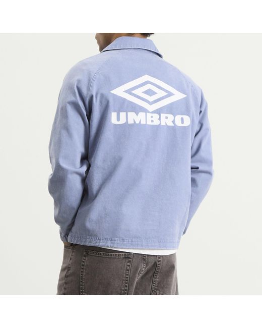 Umbro Blue Washed Drill Top for men