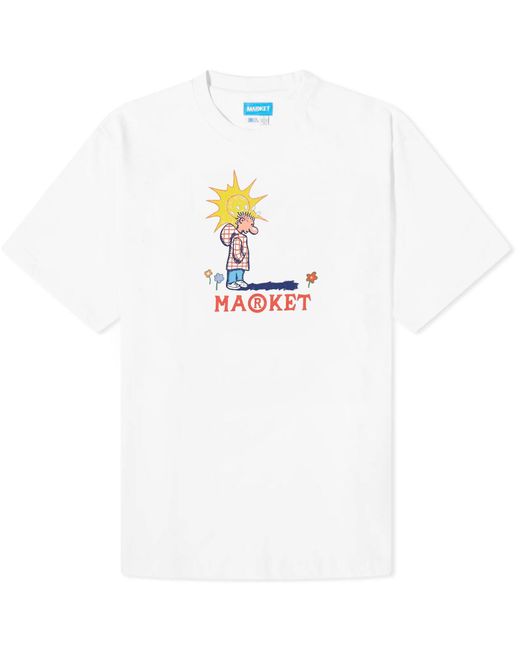Market White Shadow Work T-Shirt for men