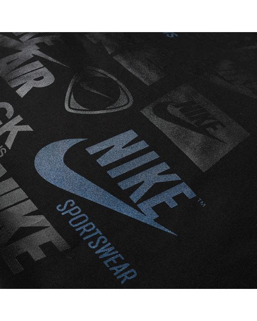 Comme des Garçons Black Comme Des Garçons X Nike Multi Logo Print Bag for men