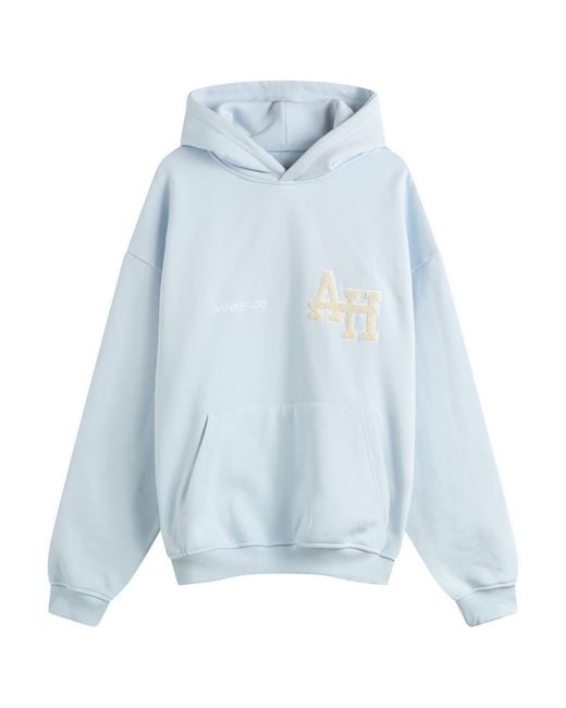 Annie Hood Blue College Hoodie for men