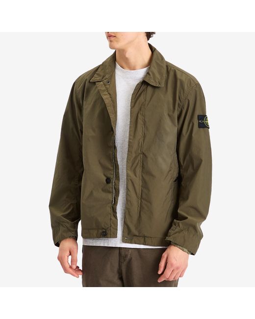 Stone Island Green Light Compact Touch Poly-Tc Jacket for men