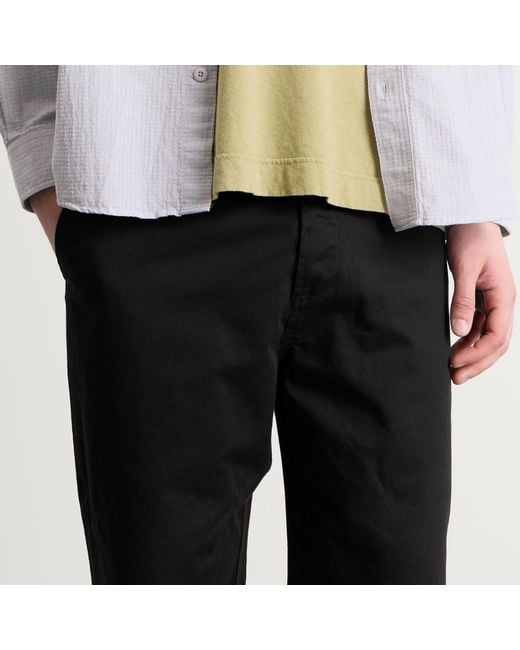 Universal Works Black Military Chino for men