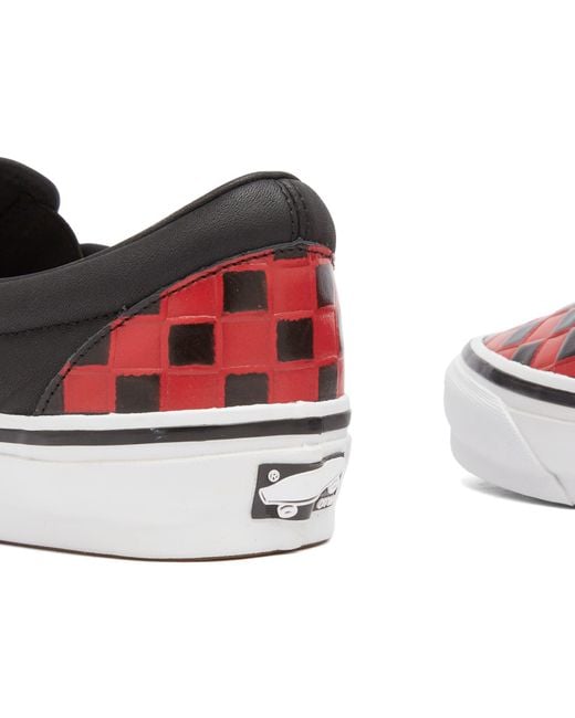 Vans Otw Classic Slip-On 98 Vibram Sneaker in Red | Lyst
