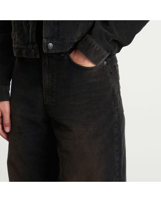 Acne Black 1981 Cord Trousers for men