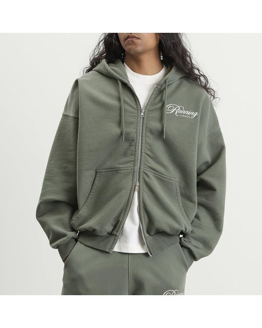 Ronning Green End. X Zip Hood for men