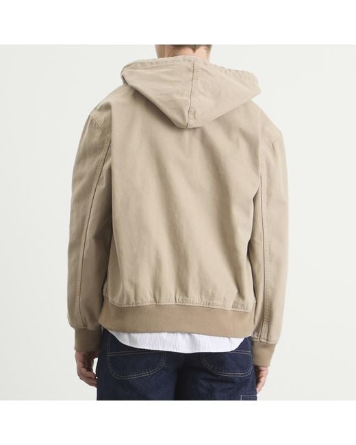 Dickies Natural Unlined Canvas Hooded Bomber Jacket for men