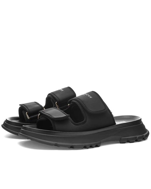 Givenchy Black Spectre Sandals for men