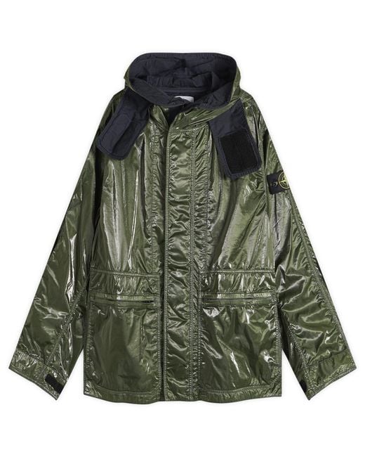 Stone Island Green X New Balance Hooded Jacket for men