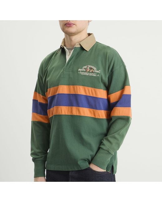 Polo Ralph Lauren Green Country Rugby Shirt for men