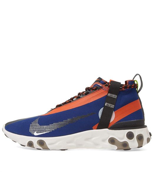 nike react runner mid wr ispa blue