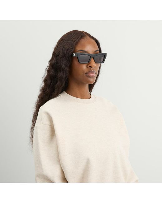 Off-White c/o Virgil Abloh Gray Charleston Sunglasses