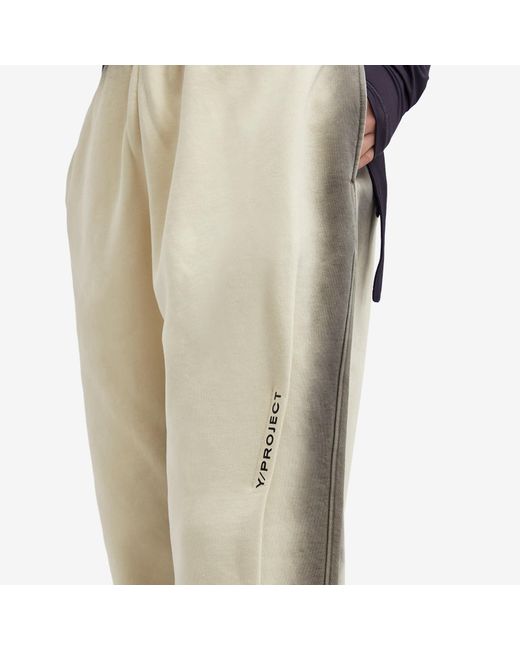 Y. Project Natural Pinched Logo Sweatpants