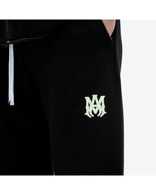Amiri Black Ma Logo Sweat Pants for men
