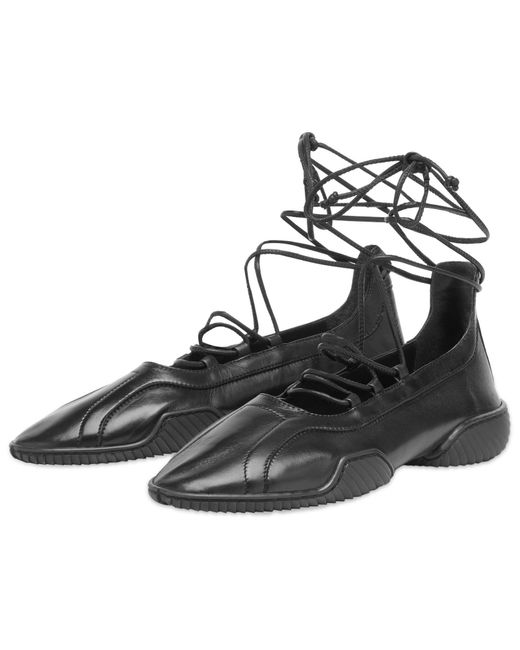 Miista Black Averie Lace Ballerina