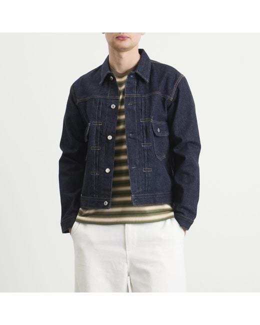 Edwin Blue Selvedge Denim Jacket for men