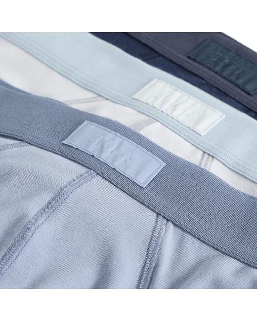 Skims Blue Cotton Brief for men
