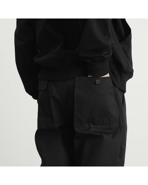 Rick Owens Black Dietrich Drawstring Pant for men