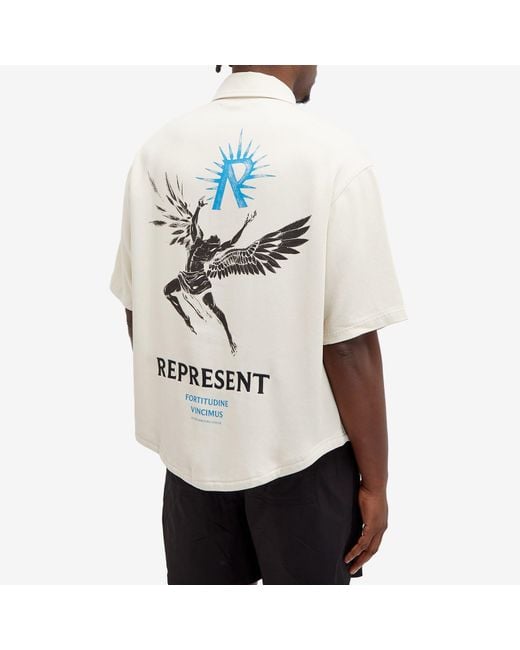 Represent Natural Icarus Short Sleeve Shirt for men