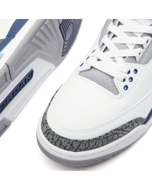 Nike Blue 3 Retro Sneakers