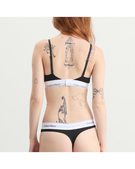 Calvin Klein Black Icon Thong