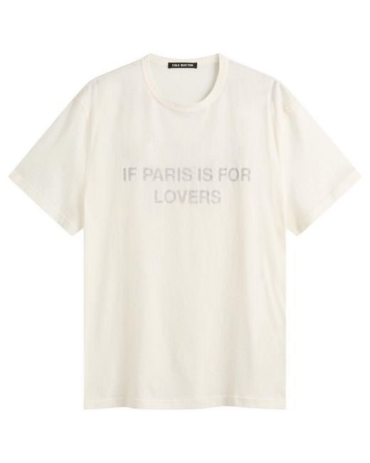 Cole Buxton Natural Paris Texas T-Shirt for men