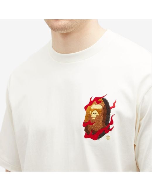 A Bathing Ape White Bape Souvenir T-Shirt for men