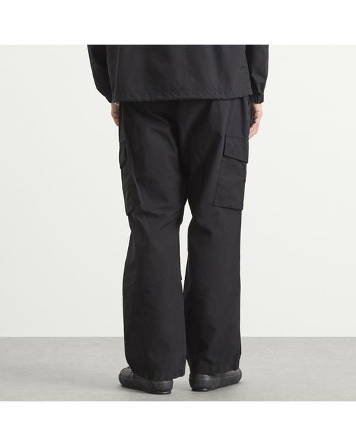 Snow Peak Black Light Dobby Cloth Trousers for men