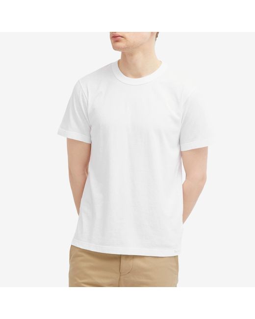Visvim White Sublig Wide T-Shirt for men