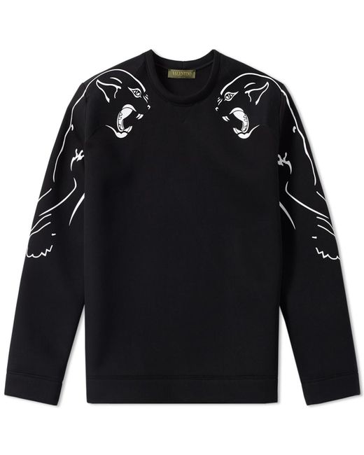 Valentino Black Panther Sleeve Sweater for men