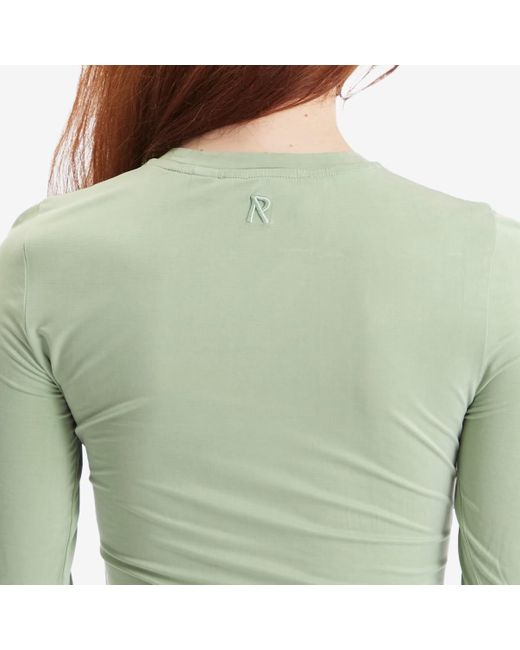 Represent Green Shadow Midi Dress
