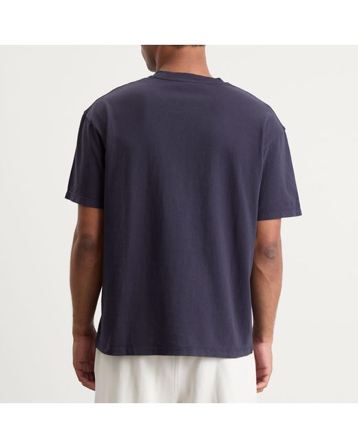 Palmes Blue Logo T-Shirt for men